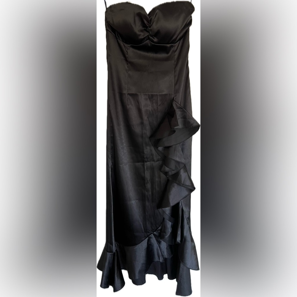 Brand new strapless split maxi dress